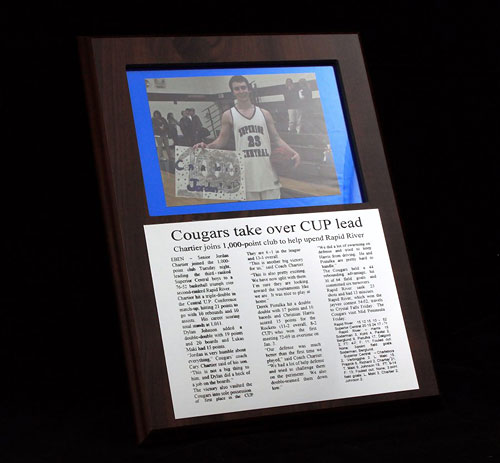 plaques with photo